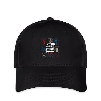 A Stamp Album's Joy: Collector's Pride - Flexfit Cap - Schwarz - Vorne