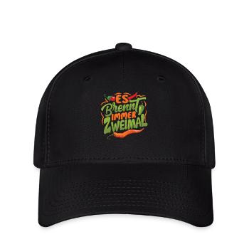 Il brûle toujours deux fois - Sauce piquante Chili Cook - Casquette Flexfit - noir - Devant