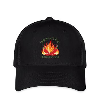 Il brûle toujours deux fois - Sauce piquante Chili Cook - Casquette Flexfit - noir - Devant