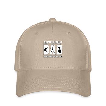 Cosmetologist Dad The Idol The Myth Esthetician - Flexfit Cap - Khaki - Vorne