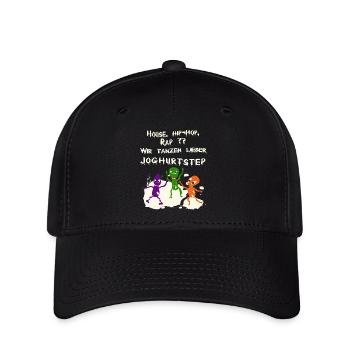 House, Hip-Hop, Rap ?? Oder besser Joghurtstep? - Flexfit Cap - Schwarz - Vorne