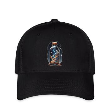 Outer Space en bouteille Boho Style Bohème Streetwear - Casquette Flexfit - noir - Devant