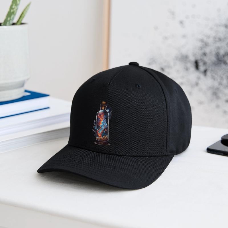 Magical outer space in bottle boho aesthetic Flexfit Cap