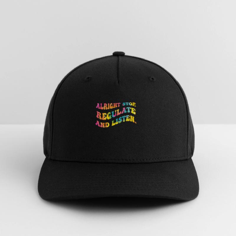 Arrêtez de réguler et d’écouter Enseignant Casquette Flexfit