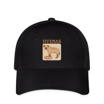 Hyena Hyena Spotted Hyena Gift - Flexfit Cap - black - Front