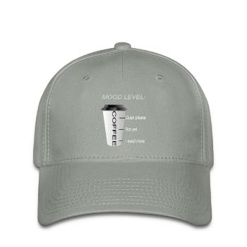 Mood Level Shown On A Coffee Cup - Flexfit Cap - green-grey - Front