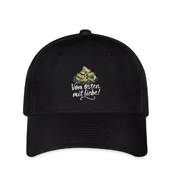 Vom Osten Mit Liebe Spreewald Gurken - Flexfit Cap - Schwarz - Vorne