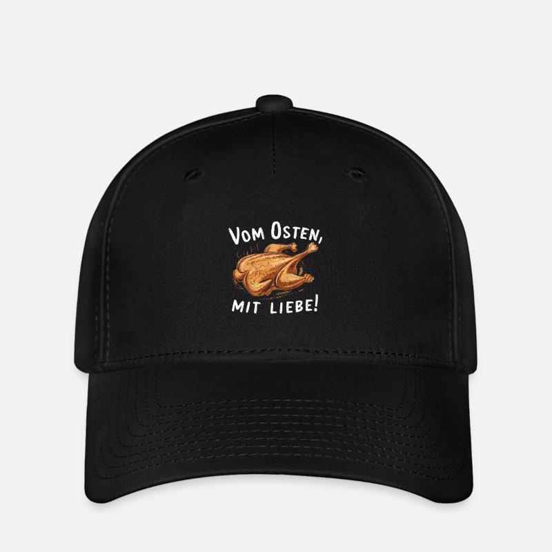 From the East with love broiler chicken - Flexfit Cap - black