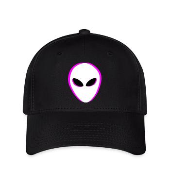 Aliens Alien Head - Flexfit Cap - black - Front