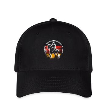 Deutschland-reitwettbewerbstrainer - Flexfit Cap - Schwarz - Vorne