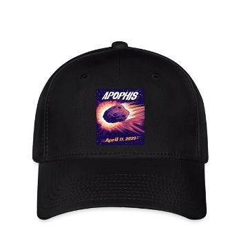 Apophis 13.04.2029 / Interstellar Object 99942 - Flexfit Cap - black - Front