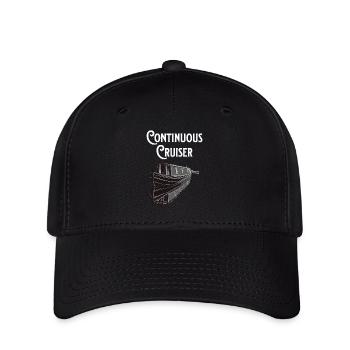 Bateau étroit vintage Canal Barge Boat Life - Casquette Flexfit - noir - Devant