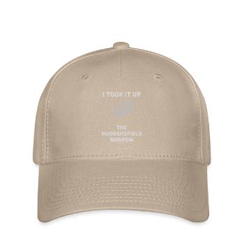 Lustiger Vintage Narrowboat Kanal Lastkahn Huddersfield - Flexfit Cap - Khaki - Vorne