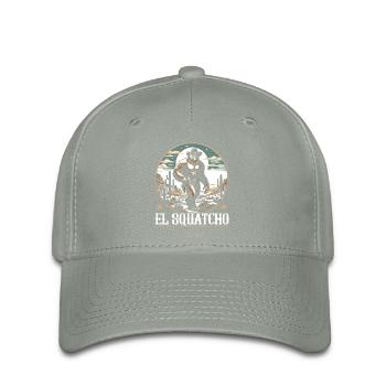 Amant du Bigfoot de l’Ouest Sasquatch Yéti - Casquette Flexfit - gris vert - Devant
