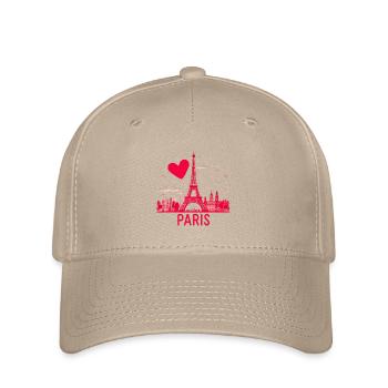 J'aime Paris minimaliste - Casquette Flexfit - kaki - Devant