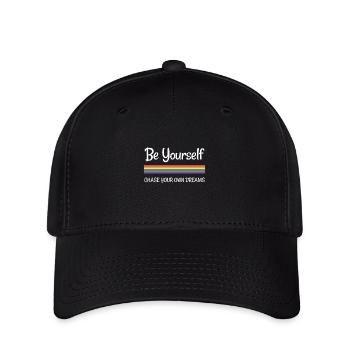 Pride LGBTQ+ Regenbogen Eigene Träume selbst Männer - Flexfit Cap - Schwarz - Vorne