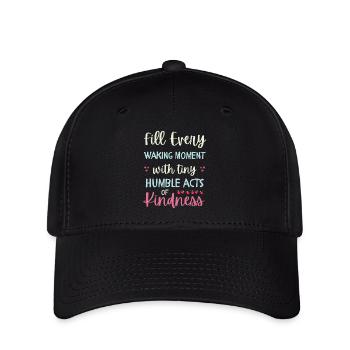 Gentillesse positive Humble et gentil Anti-intimidation - Casquette Flexfit - noir - Devant
