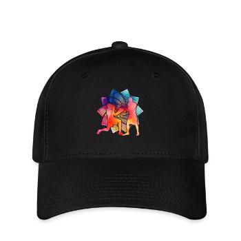 Boxen - Flexfit Cap - Schwarz - Vorne