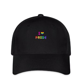 Cute I Love Pride Month Celebration Party - Flexfit Cap - black - Front