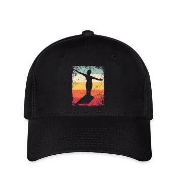 Diving, Artistic Jumping, Synchronized Diving - Flexfit Cap - black - Front