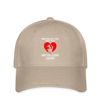 Relationship Marriage Anniversary - teasing each other since 2002 - Flexfit Cap - khaki - Front
