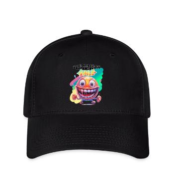 Dont Forget to Smile. Joy, happiness, positivity, - Flexfit Cap - black - Front