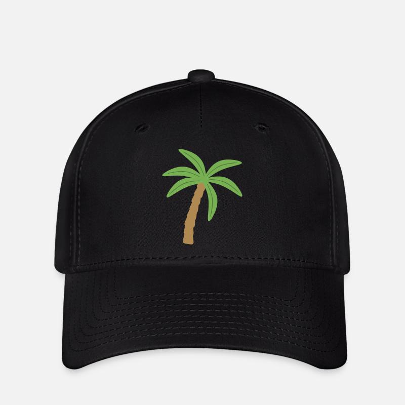 Palm Tree - Flexfit Cap - black