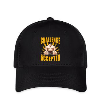 Défi Sumo accepté - Casquette Flexfit - noir - Devant