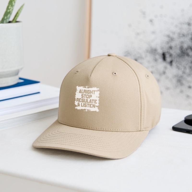 Arrêtez de réguler et d’écouter Enseignant Casquette Flexfit