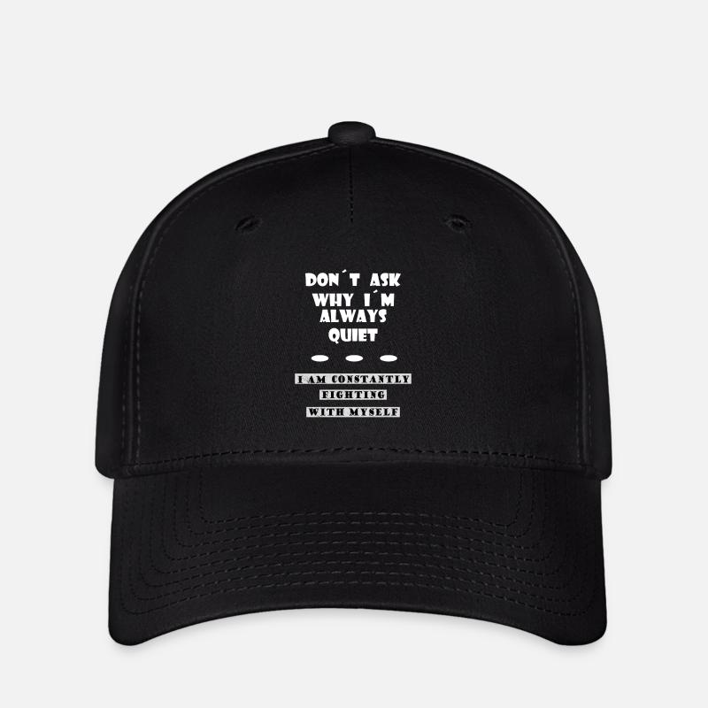 ständiger Kampf - Flexfit Cap - Schwarz