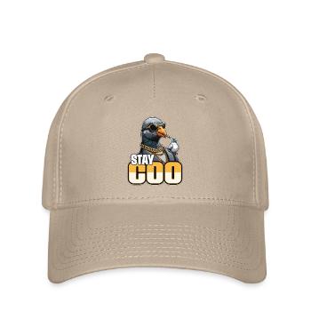 Homing Pigeon Stay Coo Bird Watching Pigeon Lover - Flexfit Cap - khaki - Front