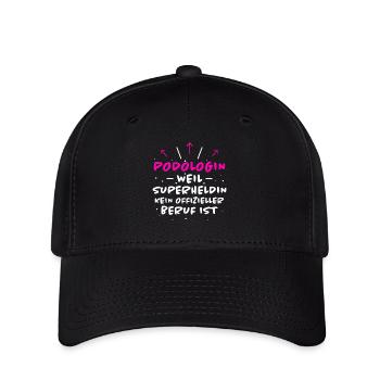 Podologin Spruch Fußpflegerin Podologin Geschenk - Flexfit Cap - Schwarz - Vorne