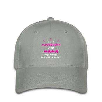 Masseurin Spruch Beruf Lustiges Masseurin Geschenk - Flexfit Cap - Grüngrau - Vorne
