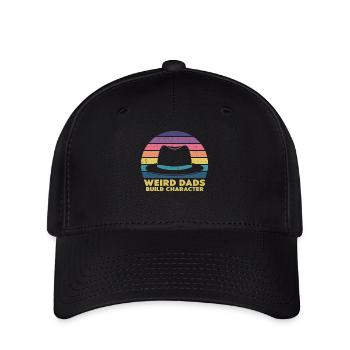 Weird Dads Make Up Character Funny Dad - Flexfit Cap - black - Front