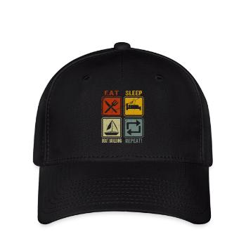 Constructeur de bateaux Menuisier Bûcheron Vêtements - Casquette Flexfit - noir - Devant