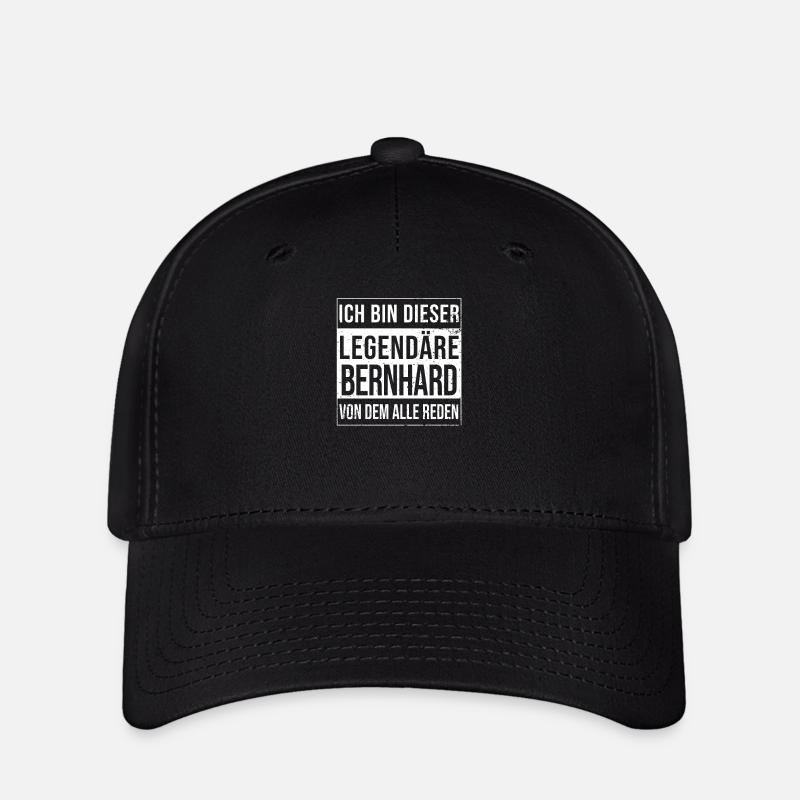 Ich bin dieser legendäre für Bernhard - Flexfit Cap - Schwarz