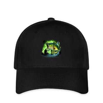 Poisson bar - Casquette Flexfit - noir - Devant
