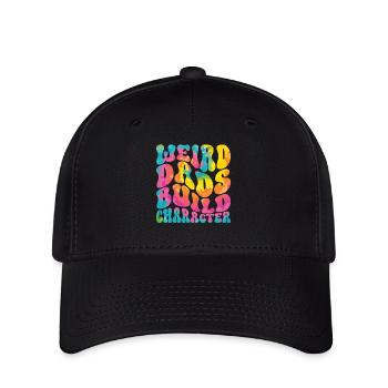 Weird Dads Make Up Character Funny Dad - Flexfit Cap - black - Front