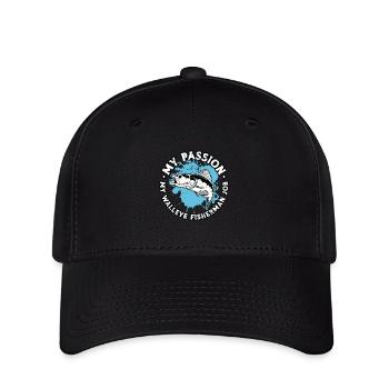 Walleye Fisherman My Passion My Walleye Fishing - Flexfit Cap - black - Front