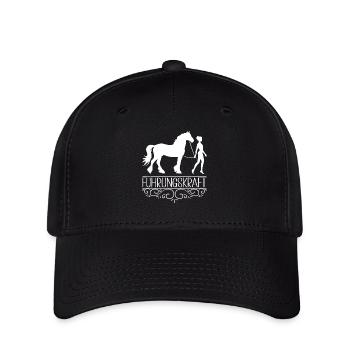 Führungskraft Pferd Geschenkidee Reiten Pferde - Flexfit Cap - Schwarz - Vorne