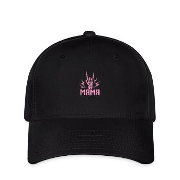 Rock Mama Musik Band Genre - Flexfit Cap - Schwarz - Vorne