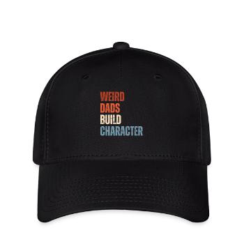 Weird Dads Make Up Character Funny Dad - Flexfit Cap - black - Front