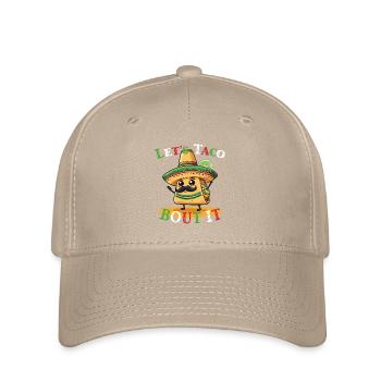 Lustiger Taco Spruch Cinco De Mayo Liebhaber Essen - Flexfit Cap - Khaki - Vorne