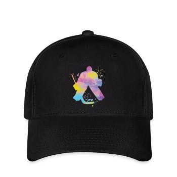 Eishockeyspieler Jungen Eishockey - Flexfit Cap - Schwarz - Vorne