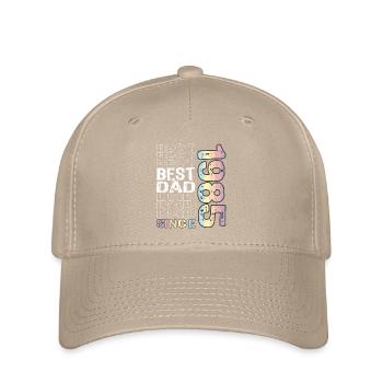 Meilleur papa du monde depuis 1985 Fête des pères - Casquette Flexfit - kaki - Devant
