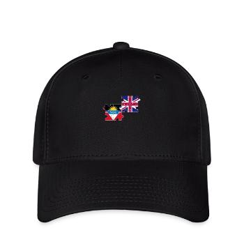 Antigua and Barbuda British Flag Antiguan - Flexfit Cap - black - Front