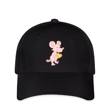 Souris - Casquette Flexfit - noir - Devant
