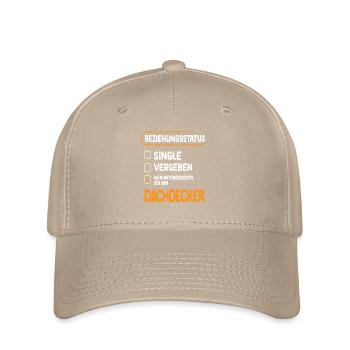 Dachdecker Beziehungsstatus - Flexfit Cap - Khaki - Vorne