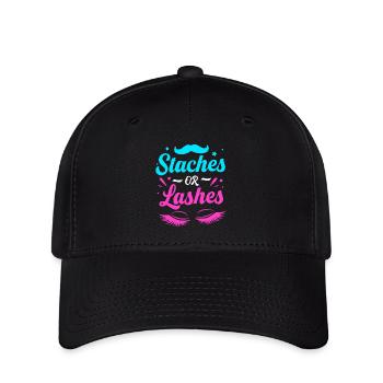 Gender Reveal Babyshower - Flexfit Cap - Schwarz - Vorne