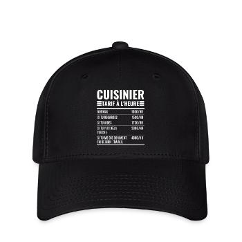 Cuisinier Idée Cadeau citations drôles - Casquette Flexfit - noir - Devant